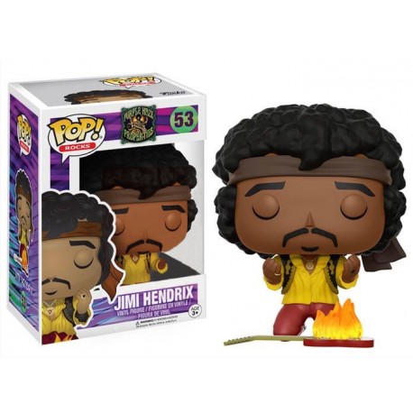 Figurine Rocks - Jimi Hendrix Monterey Exclusive Pop 10cm