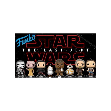 Funko Pop France Pack - Star Wars Episode 8 - 3 Pop + 1 Mini Mystery