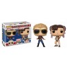 Figurine Marvel VS Capcom - Bi Pack Captain Marvel VS Chun-Li Pop 10cm