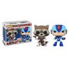 Figurine Marvel VS Capcom - Bi Pack Rocket VS Mega Man X Pop 10cm