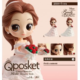 Figurine Q Posket Disney - Belle Dreamy Style Color Ver.A 14cm