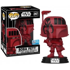 Figurine Star Wars - Boba Fett (Red Futura) WonderCon 2020 Limited Edition with Protector case Pop 10cm