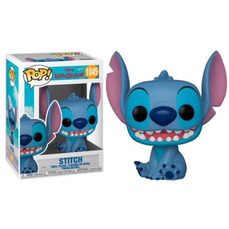 Figurine Disney Lilo & Stitch - Smiling Seated Stitch Pop 10cm