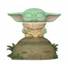 Figurine Star Wars - The Mandalorian - The Child Using The Force Pop Deluxe 15 cm