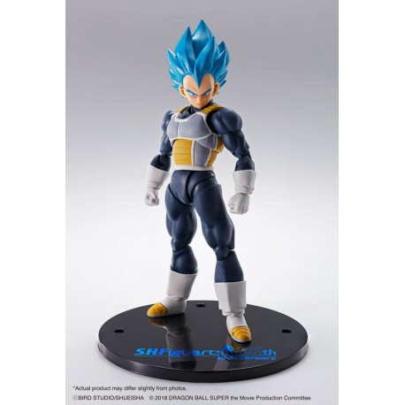 Figurine Dragon Ball Super - Vegeta SS God Blue 15th Anniversary S.H.Figuarts 14cm