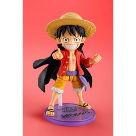 Figurine One Piece - Monkey.D.Luffy World Collectable Figure× S.H.Figuarts 8cm