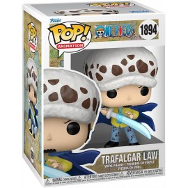 Figurine One Piece - Trafalgar Law w/ Blue Anesthesia - Pop 10 cm
