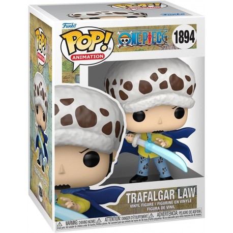 Figurine One Piece - Trafalgar Law w/ Blue Anesthesia - Pop 10 cm