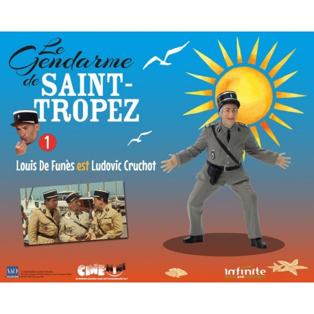 Figurine Le Gendarme de Saint-Tropez - Louis de Funes est Ludovic Cruchot 1