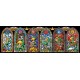 Poster Legend of Zelda Stained Glass 30 x 90 cm