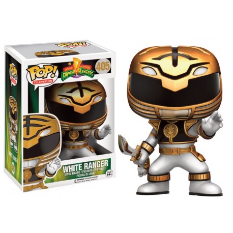 Figurine Power Rangers - Action White Ranger Pop 10 cm
